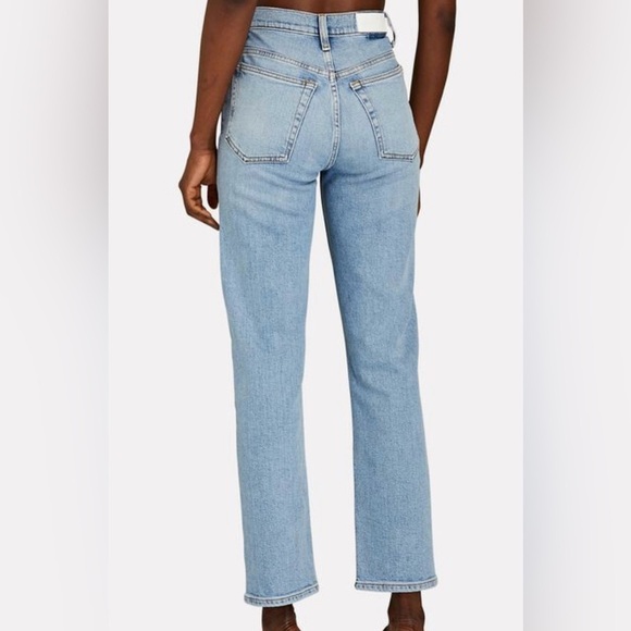 RE/DONE Jeans Women’s Size 24 70s Straight-Leg Jeans in Mid 90s Wash - Picture 4 of 14